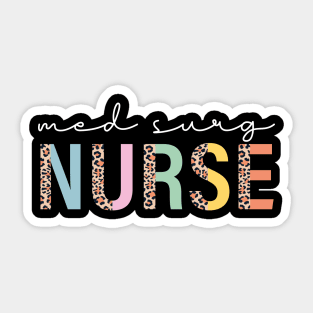 Med Surg Nurse Sticker